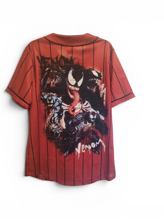 Spiderman Other - Venom Stripe Baseball Jersey